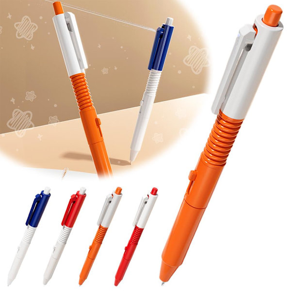 Vattensprut Penna Skämtleksak Samma Stil Vattenspray Penna Populär Press Vattenskämt Spoof N5e8 White 1pcs