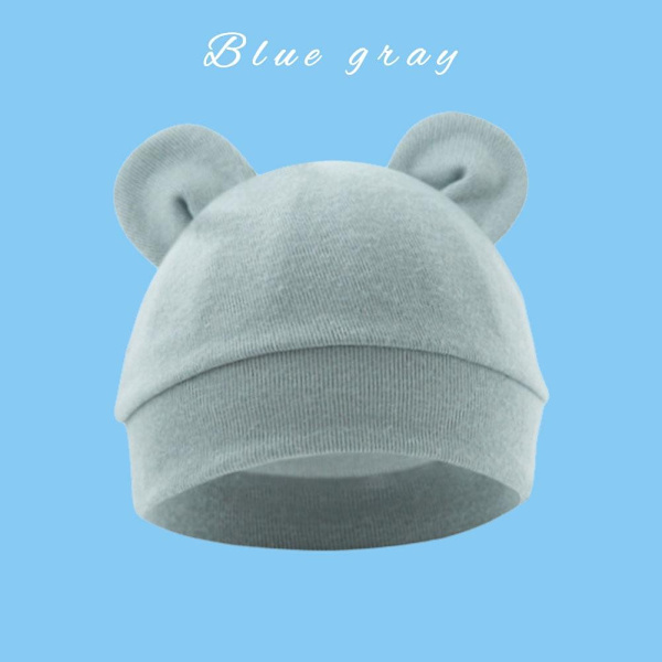 Nyfödd Baby Mössa Prematur Pojkar Hattar Söt Baby Björn Hatt O9m8  White One size