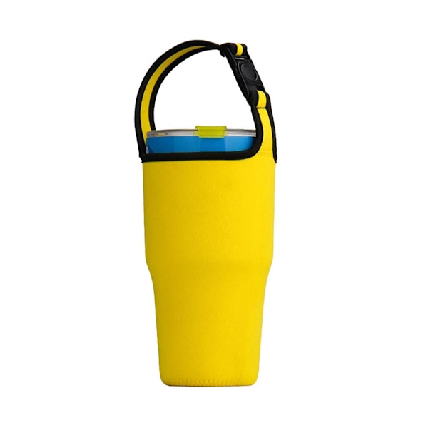Tumbler Väska Isolerad Mugg Hängare Flaska Skyddsfodral För 30OZ Isbar Mugg Mugghållare E0V2 Yellow 1pcs