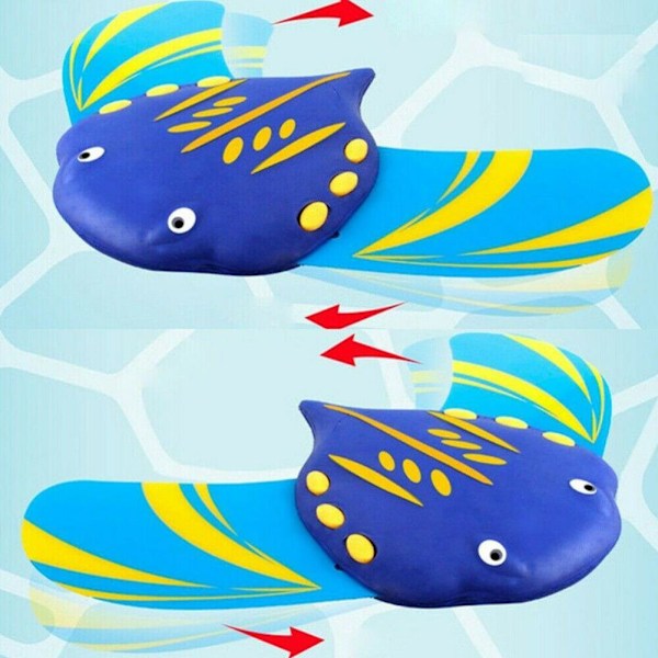 Devil Fish Leksaker Vattendrivna Pooltillbehör Sommarfenor Med Justerbara Simglidare O5S9