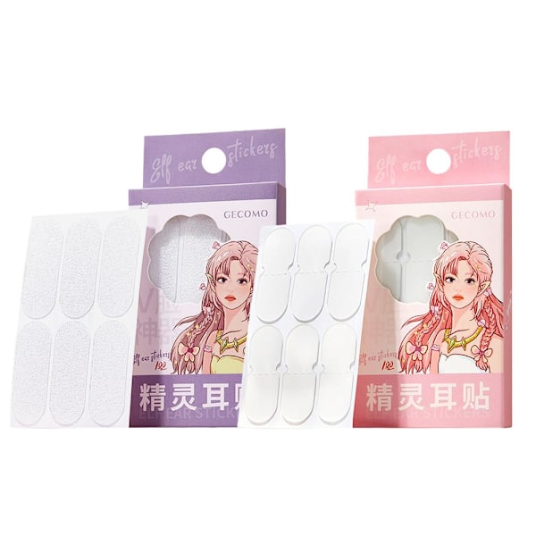 Elf Öra Patch Artefakt Elf Öra Förminskande Ansikte Små Stående Öron 1 # transparent style 18pcs