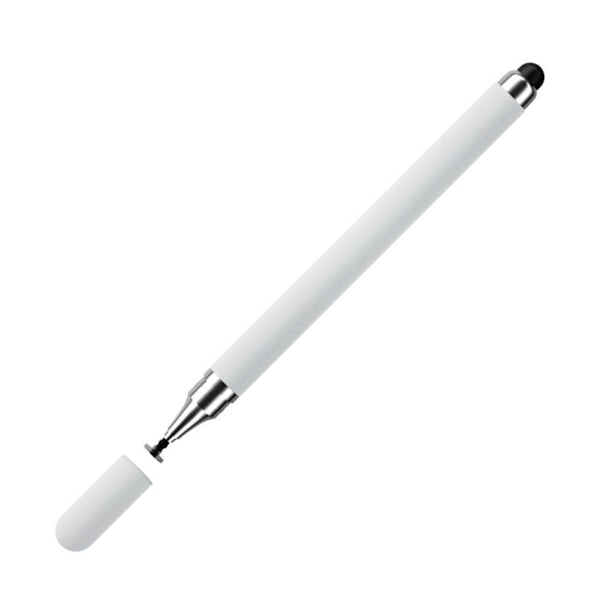 1x Universal 2 i 1 Stylus Penna För IPad Surfplatta Mobil F8I6 D7I8 Telefon Z3C7  white onesize