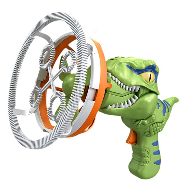 Dinosaurie-Bubbelpistol-Maskin-Bubbelblåsare-Leksak-för-Barns-Kul  green one-size