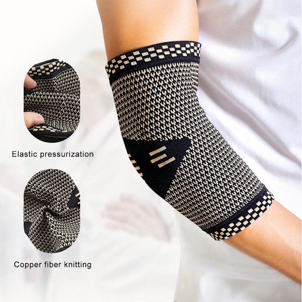 Knäskydd för artritsmärta & stöd - Koppar Knäskydd för K A2L XL 1PC