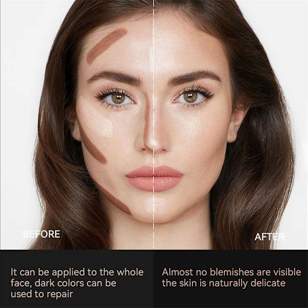 2-i-1 Concealer och Foundation Magic Stick, Concealer Stick O4O2 L0B2 02# 7g