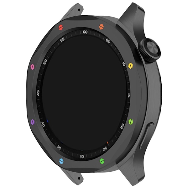 Metallram för Xiaomi Watch S4 S3 Skydd med Film Klockfodral för Klockram W1b5 Silver scale For Xiaomi Watch S4 S3