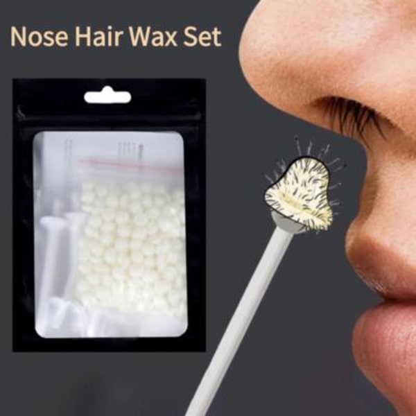 Vaxningskit för näs- och öronhår, enkla pinnar för män, näsvaxningsremsor✨ 25g 1set