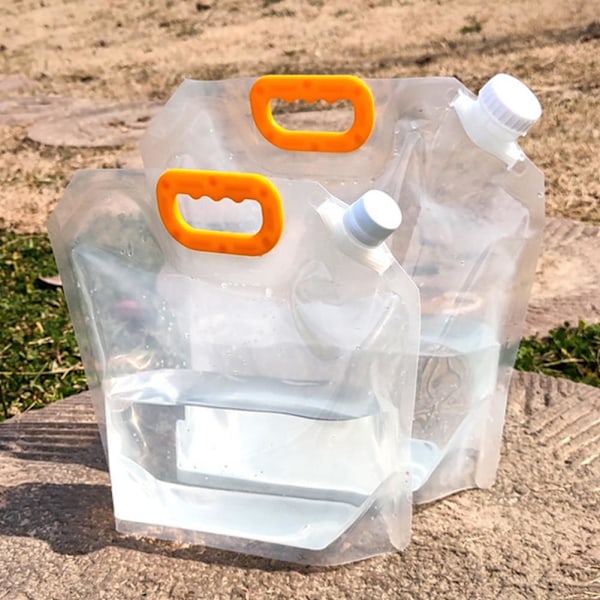 1.5/2.5/5/10l Vikbar Portabel Dricksvattenpåse Utomhus Camping Förtjockad Vattenpåse Vatten T9f7 10L 1pcs