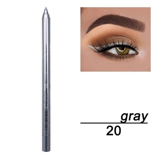 14 Färger Färgglad Eyeliner Penna Ögonpenna Gelpennor Långvarig Dark green 9g