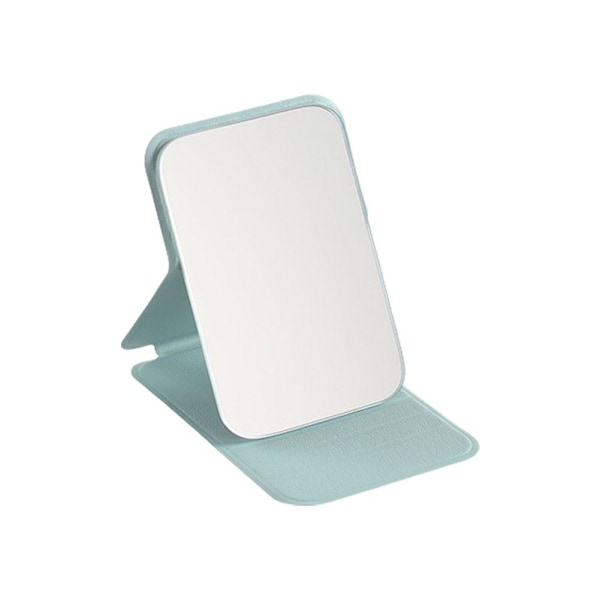 Sminkspegel Högupplöst Bordsställ Spegel Handhållen Vikbar Sminkspegel Portabel Lättvikt Kompakt Kosmetisk Spegel green 10.8*7cm