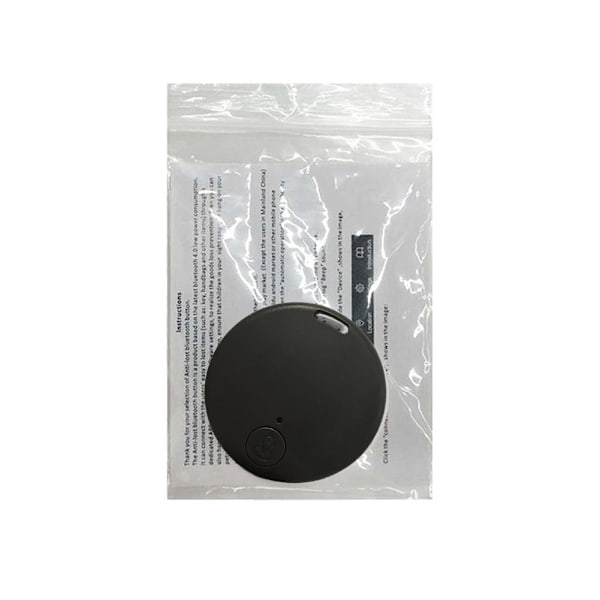 Bärbar GPS-tracker för husdjur Anti-förlustenhet Bluetooth IOS-system a Black One size