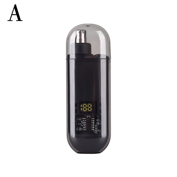 Elektrisk näshårstrimmer för män och kvinnor, bärbar, USB-uppladdningsbar black 1pcs