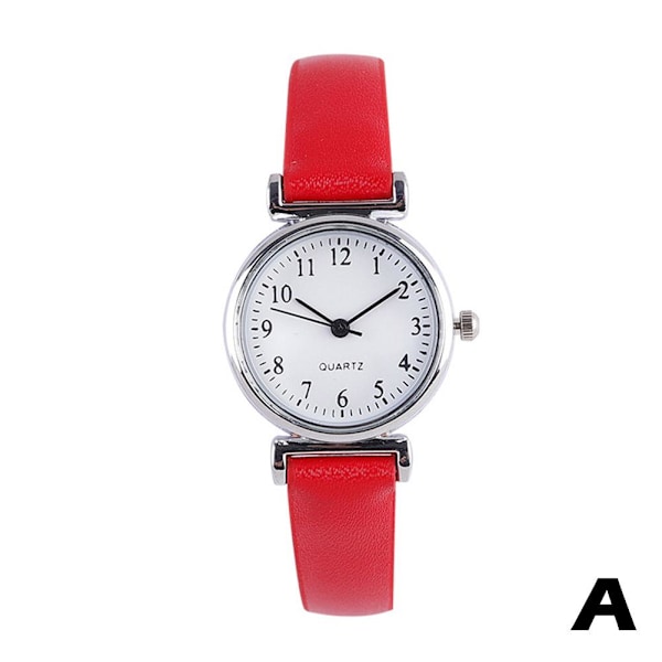 Damklockor Dam Small Quartz Analog Klocka Mode Red One size