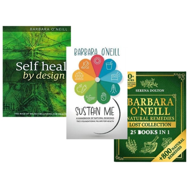 Barbara O'Neill: Sustain Me, Self Heal By Design, Natural Remedies Lost Collection Small One size