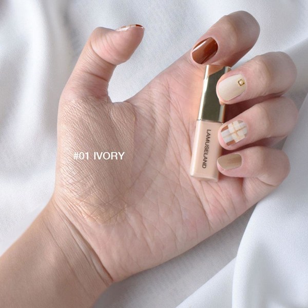 Ansiktsconcealer & Bas 4 Färger Full Täckning Passar Alla Ansikts- och Ögonvätskor O79C WHEAT, 3.5g
