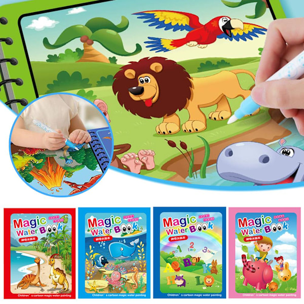 Barn Tidig Utbildning Leksaker Magisk Bok med Penna Vattenritning E ONE
