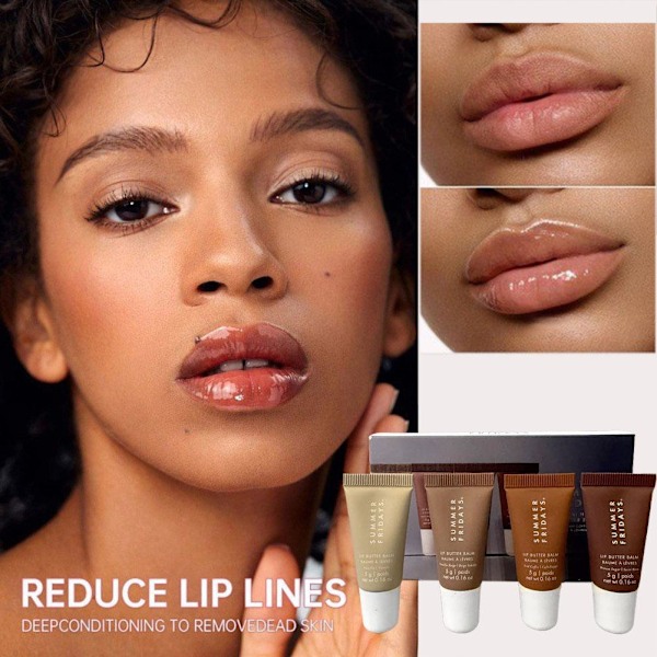 4-DELARS SET SUMMER FRIDAYS The Mini Neutrals Lip Butter Balm Set