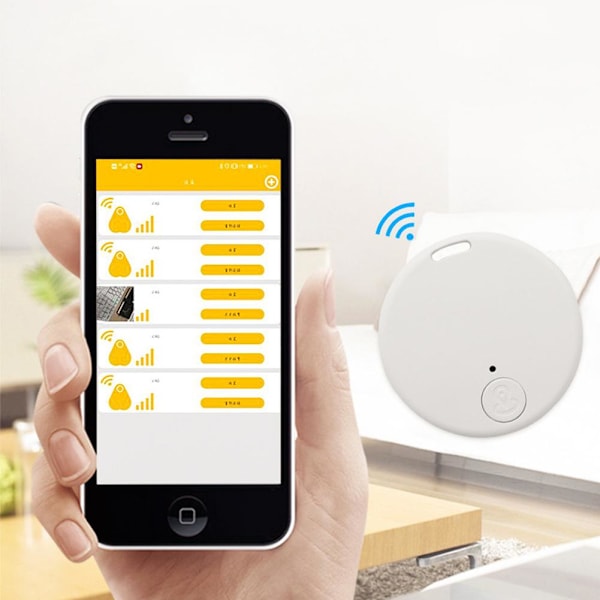 Bärbar GPS-tracker för husdjur Anti-förlustenhet Bluetooth IOS-system a Black One size