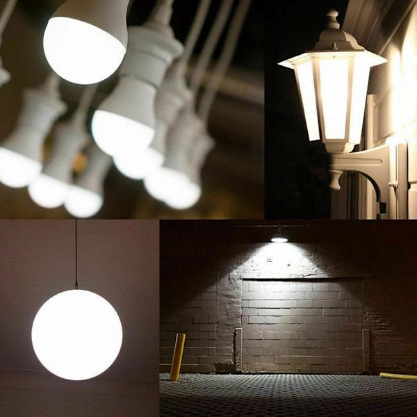 E27 LED Radarlampa med Rörelsesensor - Rörelsesensor 7W/12W Lampor REA whiteB 12W