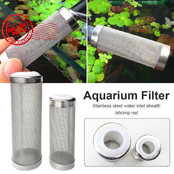12/16mm Rostfritt Stål Akvarium Filter Vatteninlopp Akvarium Skyddande Vatteninlopp Hink U5j1 As shownB 12mm