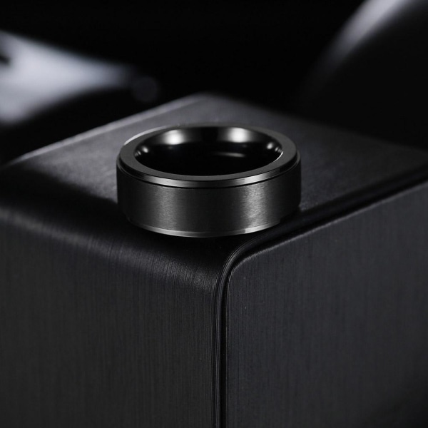 Anti-ångest Spinner Fidgets Roterande Ringar Unisex svart rost Black2 12