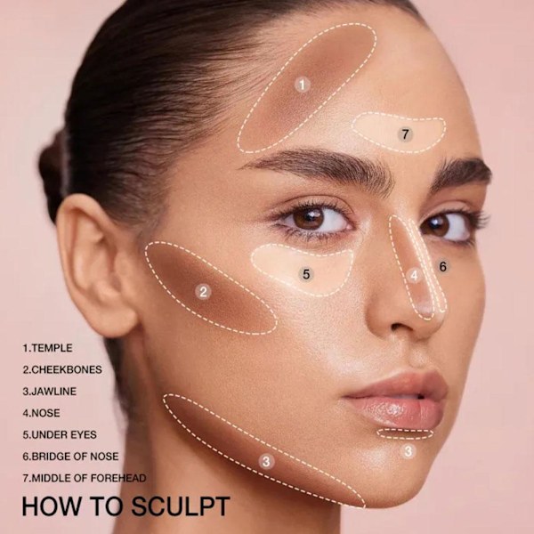 O.TWO.O Bronzer Stick Krämig Silkeslen Textur Naturligt Långvarig HD Formande Kontur Stick Ansiktsmakeup 04 TRUFFLE one-size 