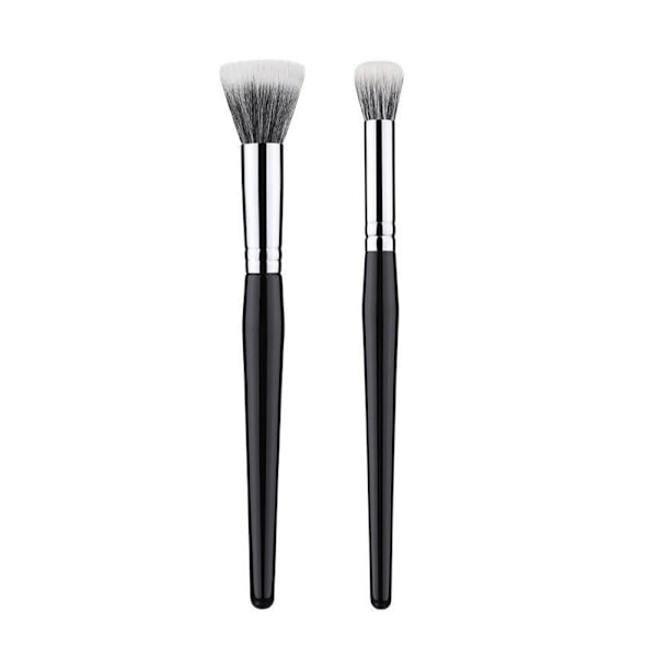 Svart Mjuk Rouge Borste Puder Foundation Skönhet Sminkverktyg Lot O5 O7I8 Q2T I6D7  blackB  small
