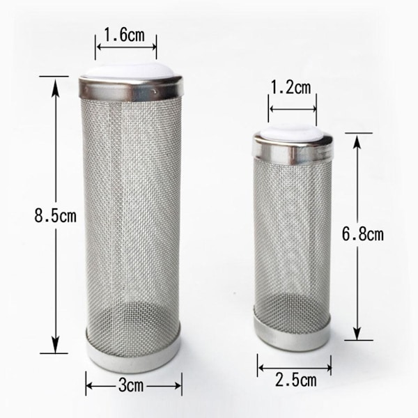 12/16mm Rostfritt Stål Akvarium Filter Vatteninlopp Akvarium Skyddande Vatteninlopp Hink U5j1 As shownB 12mm