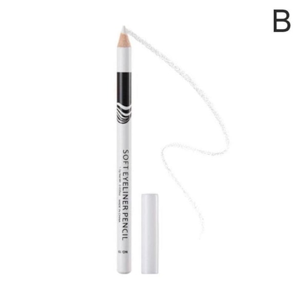 1X Kvinnor Eyeliner Flytande Eyeliner Penna Smink Vattentät Svart/Vit white One-size