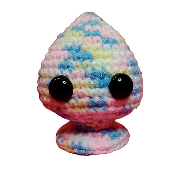 LQQDREX Emotionellt Stöd Plug, Rolig Positiv Mini Stickad Docka multi color 1pcs