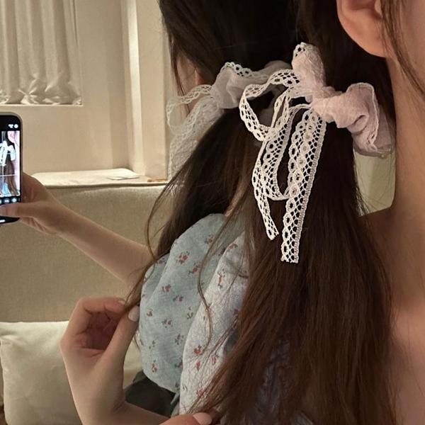 Sött hårband med rosett 'U3A9' White One size