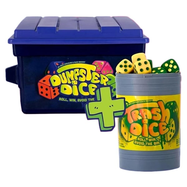 Big Discoveries Dumpster Dice - Snabbt Familjetärningsspel Kul för 4 spelare Board一 C set