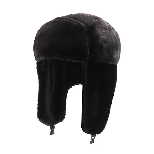 Män Kvinnor Vinter Varm Öronlapps Mössa Vindtät Lei Feng Hatt Utomhus Ridning `ν K5Z8 beige One size