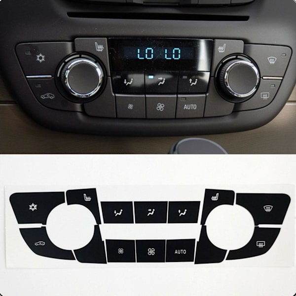 För BuickRegal Klimatkontroll Dash Knapp Reparation Dekal Stickers N5P1
