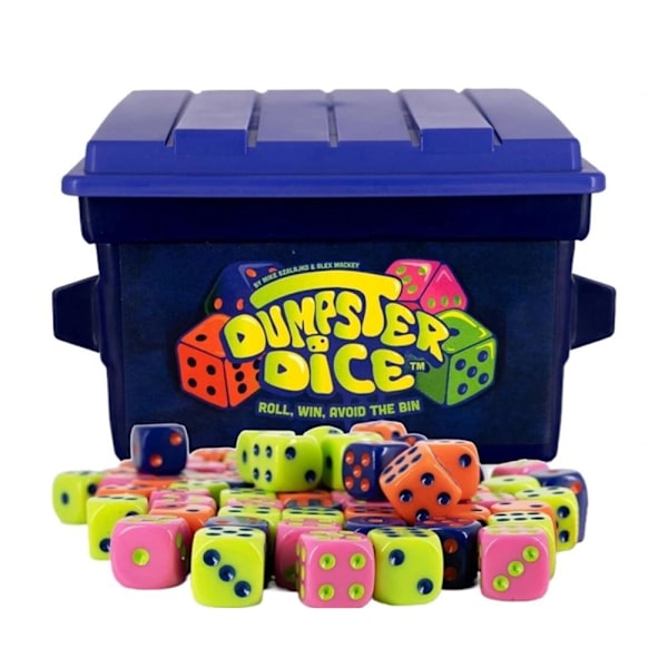 Big Discoveries Dumpster Dice - Snabbt Familjetärningsspel Kul för 4 spelare Board一 B One size