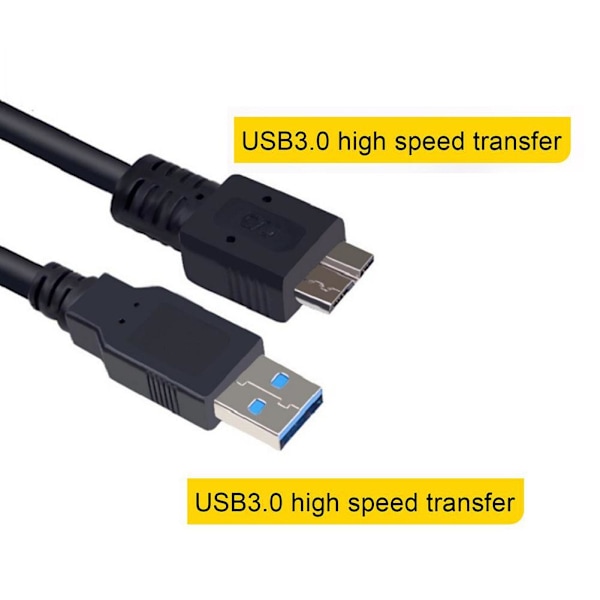 USB 3.0 MICROB-KABEL Strömladdare + Data SYNC-Kabel För =`~ Galaxy Cord W2F X7F1