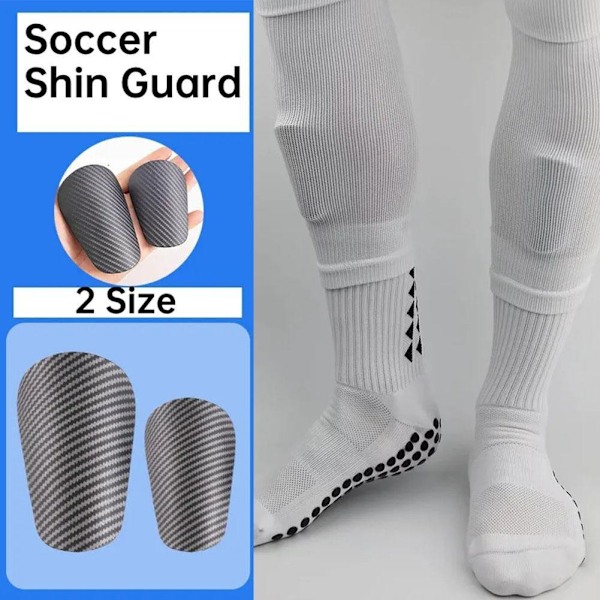 Mini Fotboll Benskydd Slitstark Ben Skydd Fotboll Lättvikt Träning Portabel P9h4 blackS XS