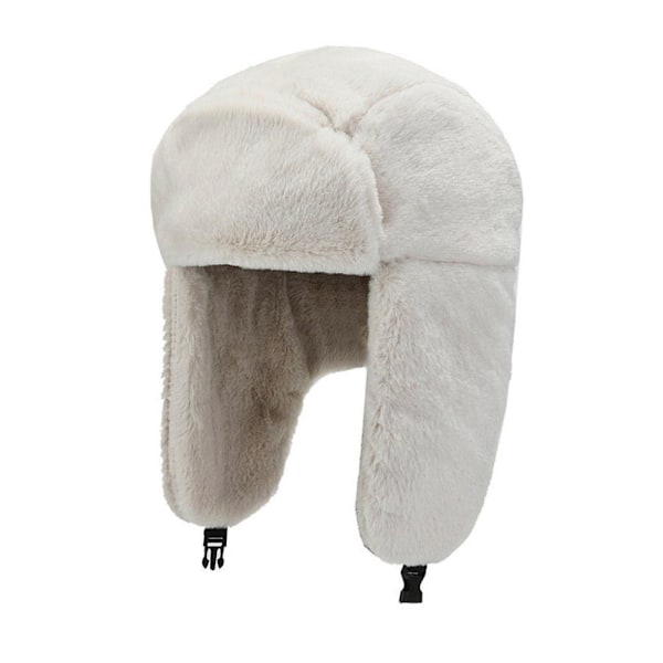 Män Kvinnor Vinter Varm Öronlapps Mössa Vindtät Lei Feng Hatt Utomhus Ridning `ν K5Z8 beige One size