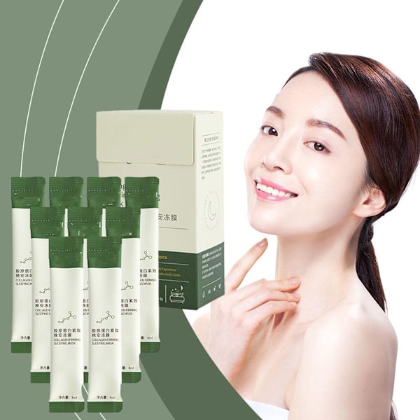 20 st Koreansk Kollagen Lyftande Uppstramande Mask, Tvättfri Sovmask Hudvård