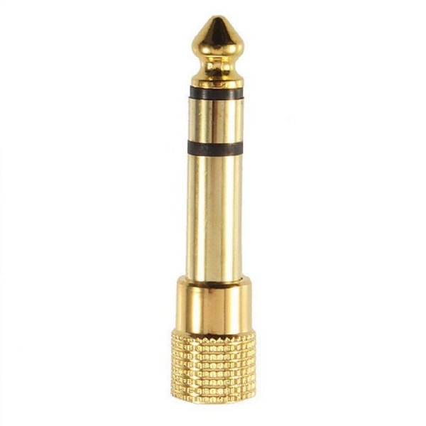 1X 6.3mm 1/4\" Hane till 3.5mm 1/8\" Hona Stereo Adapter Audio H1Q7