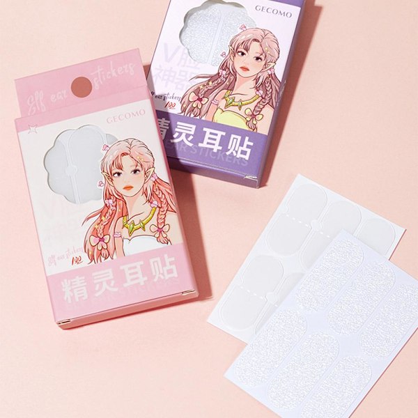 Elf Öra Patch Artefakt Elf Öra Förminskande Ansikte Små Stående Öron 1 # transparent style 18pcs