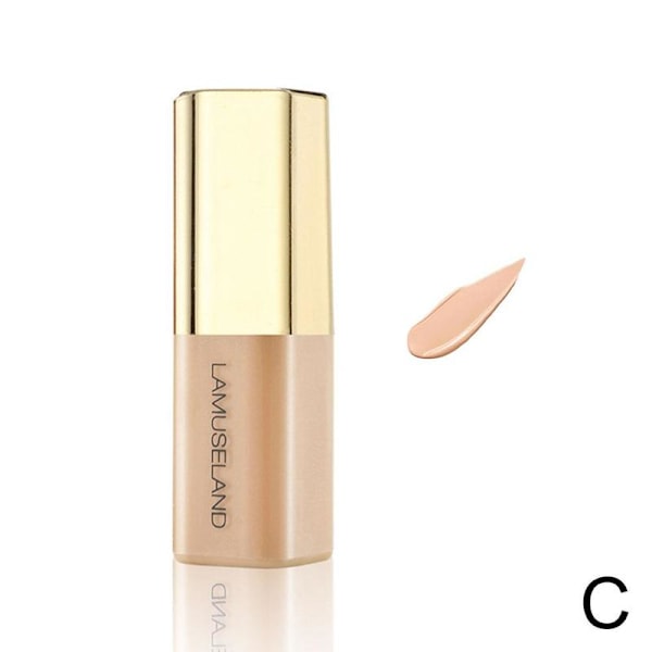 Ansiktsconcealer & Bas 4 Färger Full Täckning Passar Alla Ansikts- och Ögonvätskor O79C NATURE 3.5g
