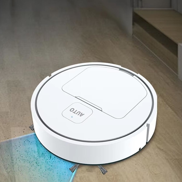 Uppladdningsbar helautomatisk soprobot för hushåll, mini smart dammsugare W8P8