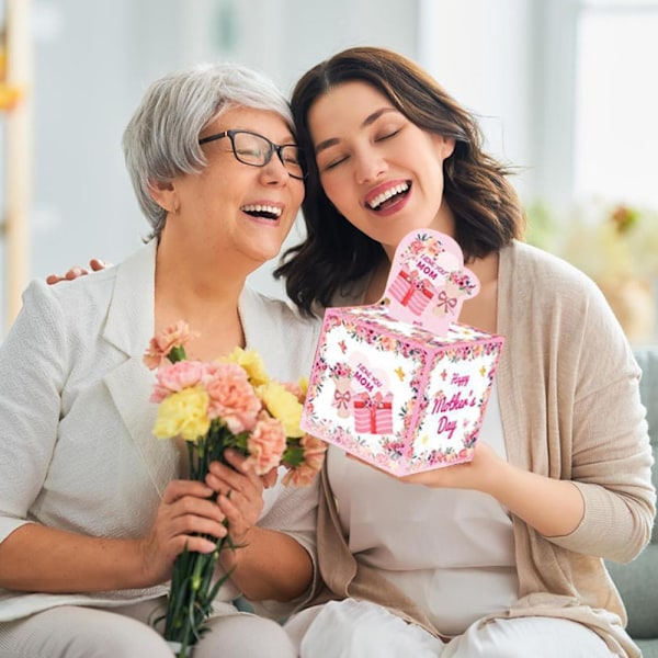 Mors Dag Pengalåda för Kontantgåva Dra Pengarulle Presentförpackning Su