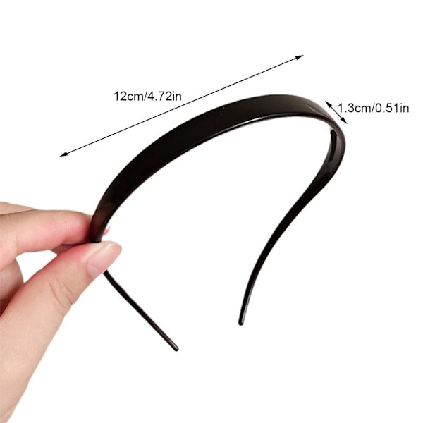 Solglasögonformad Hårband Halkfri Tandad Hårband Enkla Håraccessoarer A grey one-size