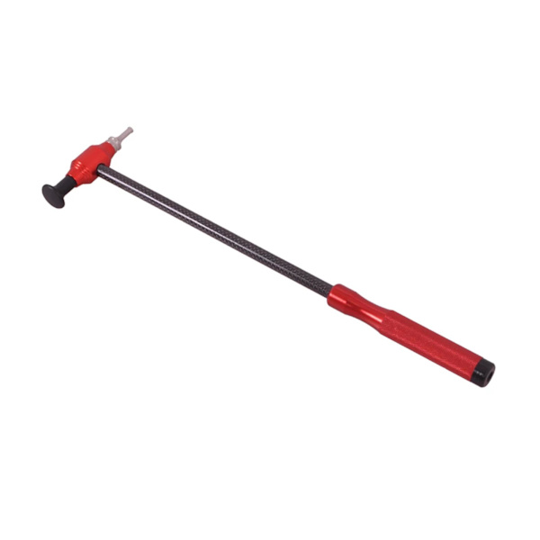 1x Titanlegering Tapper Hammer W/kolfiberhandtag Buckla M8 Reparationsverktyg Y.AU