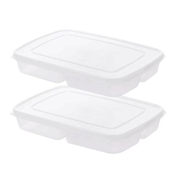 Förvaringslåda för kylskåp, Matkonserveringslåda, 4 Förseglade Matlådor Z6 D0J6 ■ш ж U5U2 whiteB 2pcs