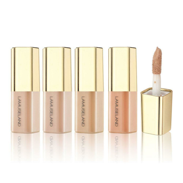 Ansiktsconcealer & Bas 4 Färger Full Täckning Passar Alla Ansikts- och Ögonvätskor O79C WHEAT, 3.5g