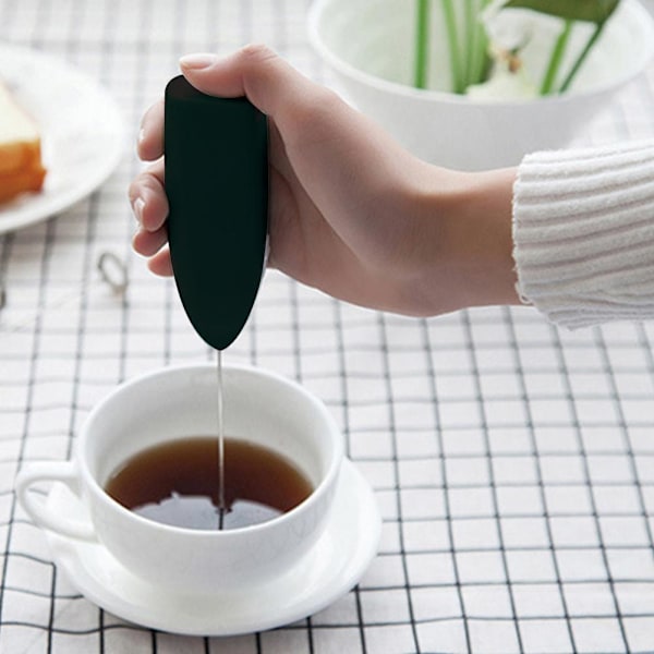 ☃Elektrisk mjölkskummare Drink Foamer Kaffe Äggvisp - NY Visp T1Q7