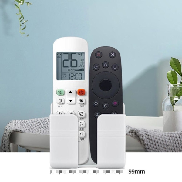Multifunktionell Telefonhållare Väggmonterad Organizer Förvaringsdocka Ställ Laddningsorganisator Kontroll M7f7 gray 1pcs